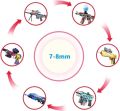 20000 Pcs Refill Gel Blaster Ammo - 7-8mm Gel Bullets for Gel Blaster Gun, Electric Gel Ball Gun with Plastic Refill. 
