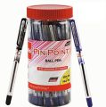 Pack of 10 Signature Blu Ball Pen Blue Black and Red Color. 