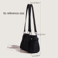 JIOMAY Nylon Luxury Designer Handbags for Women 2024 Spring and Summer Purses Travel Chain Totes Underarm Black Handsome Bags. 
