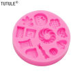 GJ-960 Candy Mold, Silicone Chocolate Mold, Small Square Candy Molds, Silicone Candy Moulds,Polymer Clay Molds,Biscuit Mould. 