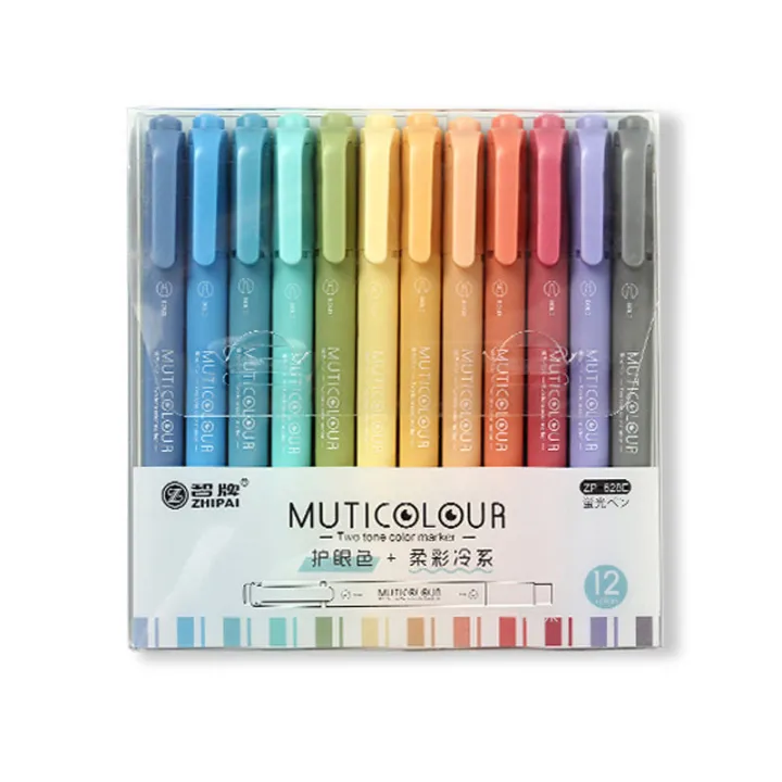 6/24%20Colors/box%20Morandi%20Retro%20Double%20Headed%20Highlighter%20Pen%20Vintage%20Fluorescent%20Pens%20Set%20Student%20Drawing%20Markers%20Stationery%20-%20Image%207