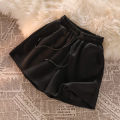 Korean Style Womens Summer Casual Shorts High Waist Loose Fit Wide Leg Home Shorts Lightweight Breathable Athletic Shorts.