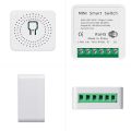 Tuya Mini 16A WiFi Switch Smart Life App 2 Way Control Smart Home Automation Module Interruptor Work for Alexa Google Home. 