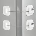Refrigerator Lock,Combination Lock for Refrigerator Cabinets,Heavy Duty Fridge Lock,Child Safety Cabinet Locks,Easy Install.
