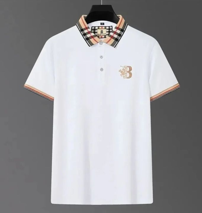 Stylish%20Polo%20Shirt%20For%20Men%20Summer%20Premium%20Cotton%20Fabric%20Fashion%20Casual%20Style%20Multiple%20Color%20-%20Image%202