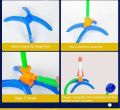Air Rocket Foot Pump Launcher Outdoor Air Pressed Soaring Rocket Toys Play Set Jump Sport Games Toy. 