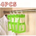 2/4pcs Household Hangable Dehumidification Bag Wardrobe Dehumidifier Moisture-proof Agent Anti-mildew Desiccant Mold Remover. 