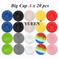 20 PCS Analog Thumb Stick Grip Cover for PlayStation 5 4 PS5 PS4 Controller Thumbsticks Caps for XBox One Series Elite X S.