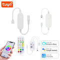 Tuya Smart LED Controller Wifi RGB/Single Color Light Strip Controler Wireless Remote for 12V 24V Led Ribbon Neon Light Tape lightify. 