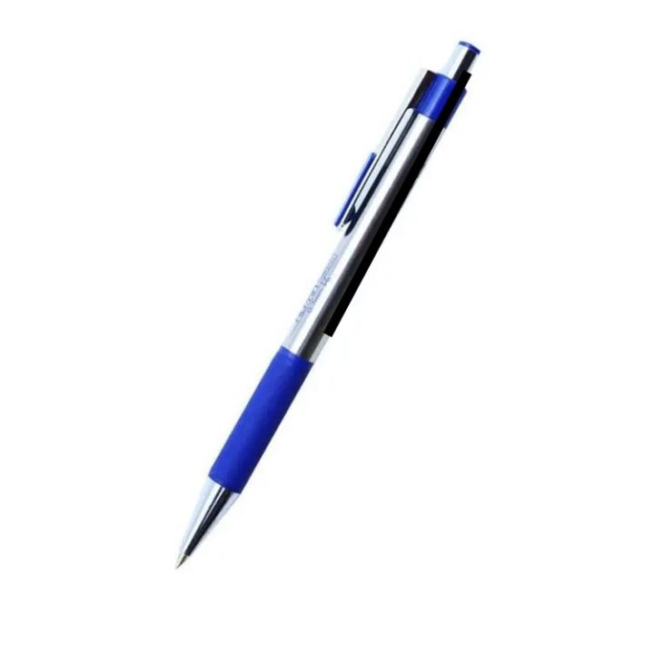 metal ball pen classy modern design blue black 1pc