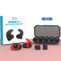 6Pcs Three Layer Anti Noise Silicone Earplugs Anti-Noise Ear Plugs For Sleeping Soft Comfort Sleeping Ear Protector. 