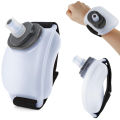 1pcs Wrist Water Bottle, Wearable HandsFree Silicone 200 ml Running Water Bottle, Sports Portable Fitness Cycling Marathon Rock. 