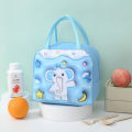 3D Cartoon Lunch Bag Insulated Thermal  New Edition for Girls Kids Picnic Milk Bottle Bento Bag. 