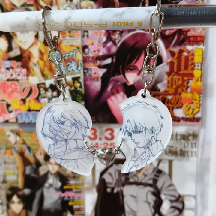 2pcs/set%20Anime%20Attack%20Mikasa%20Ackerman%20Figure%20Acrylic%20Heart%20Shape%20Keychain%20Backpack%20Pendant%20Cosplay%20Accessories%20Couple%20BFF%20%20-%20Image%205