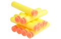 Pack of 20 Refill Bullet Darts for Nerf N-Strike Elite Series Blasters Kid Toy Gun (Yellow, 20PCS). 
