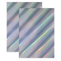 10 Sheets Holographic Laser Printable Vinyl Sticker Paper - A4(8.3×11.7 Inch), Waterproof & Self-Adhesive Inkjet Printable Paper. 