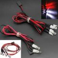 RC LED Light Kit Headlamps 2/4/6/8 Lights RC LED Night Headlamps Headlights Taillight for RC Car Model Truck Crawler Drift Car.
