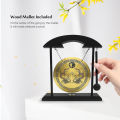 Mini Desktop Gong Table Wind Chime Percussion Instrument Cymbals Gongs with Mallet for Home Decor Housewarm Gift carillon à vent. 