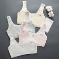 Girls Bra Student Developmental Girls Cotton Underwear For 10-12-15 Years Old Junior High School Girls Small Vest Bra. 