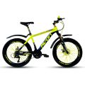 26 inchi 21 Speed Gear Cycle With Suspension Lockout fork High Rim Coloring Fat Spoke With Shimano Parts.