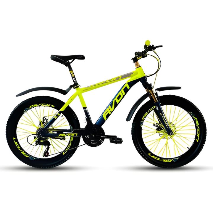 26 inchi 21 Speed Gear Cycle With Suspension Lockout fork High Rim Coloring Fat Spoke With Shimano Parts