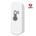 Tuya ZigBee WiFi Temperature and Humidity Sensor Smart Home Indoor Humidity Sensor Works with Alexa  Smart Life APP. 