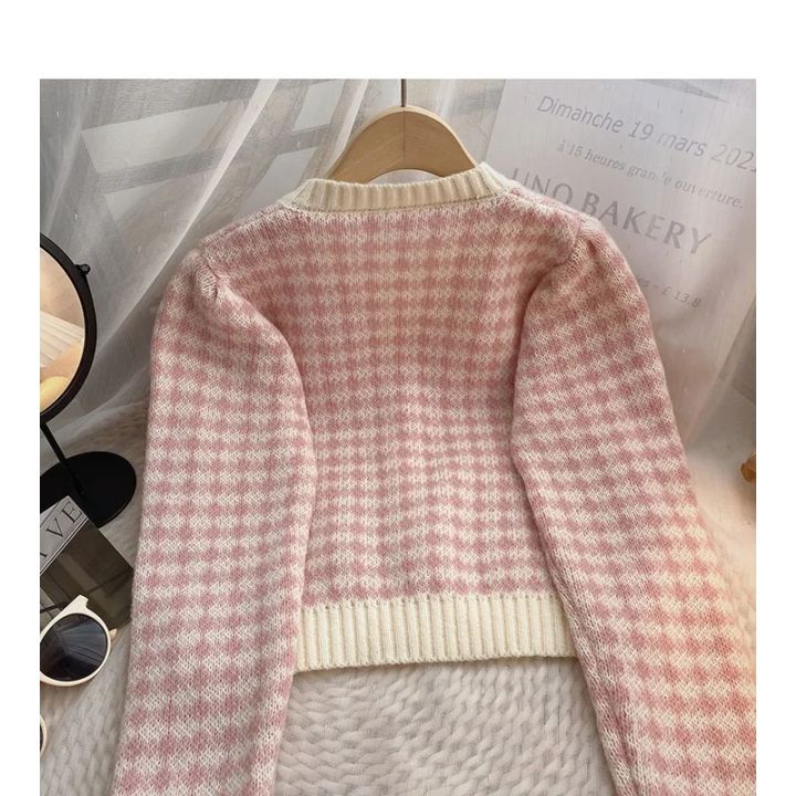 Women's%20Korean%20Fashion%20New%20Korean%20Long-sleeved%20Knit%20Sweater%20Cardigans%20Outwear%20Coat%20-%20Image%205