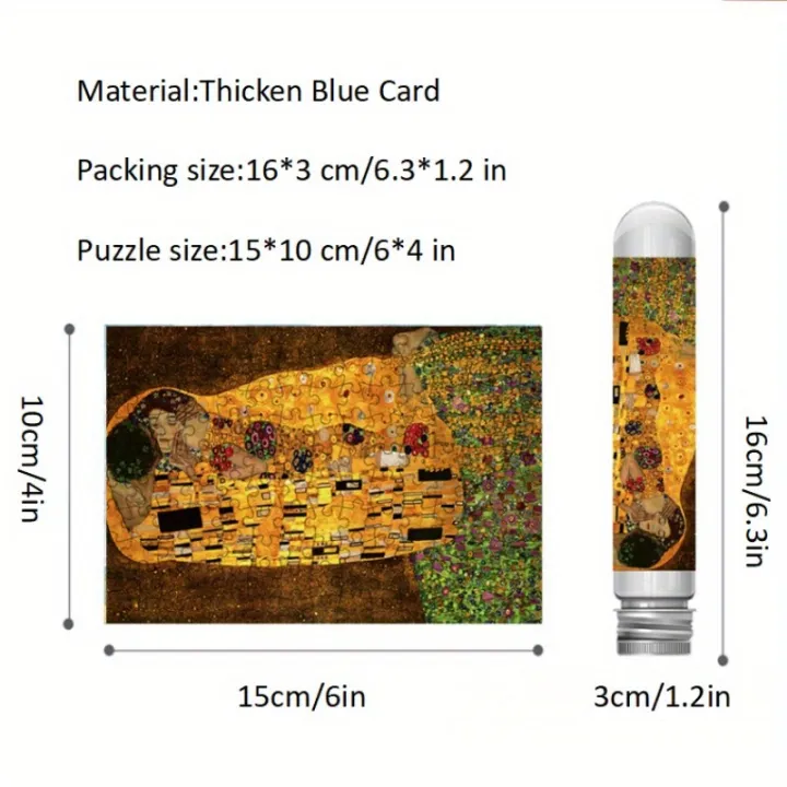150pcs%20Mini%20Test%20Tube%20Puzzle%20The%20Kiss%20Gustav%20Klimt%20Famous%20Painting%20Funny%20Educational%20Game%20Wall%20Display%20Birthday%20Festival%20%20-%20Image%203