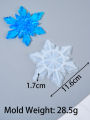 DIY Snowflake Series Silicone Mold Christmas Tree Pendant Earring Jewelry Ornaments Crystal Epoxy Resin Mold Party Craft Gift. 