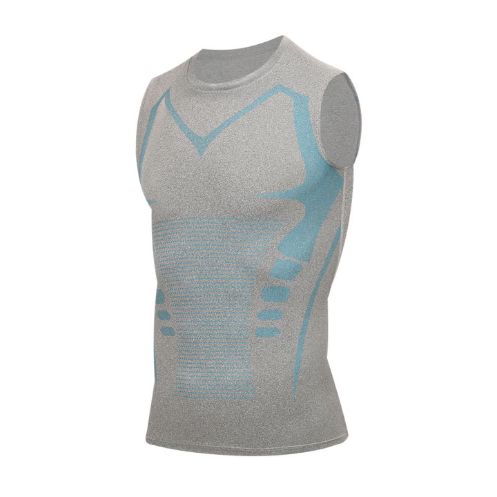 Mans Compression Tank Top Men Gym Shirt Sleeveless Quick Dry Sportswear Male Fitness Bodybuilding Vest Workout Muscle Top