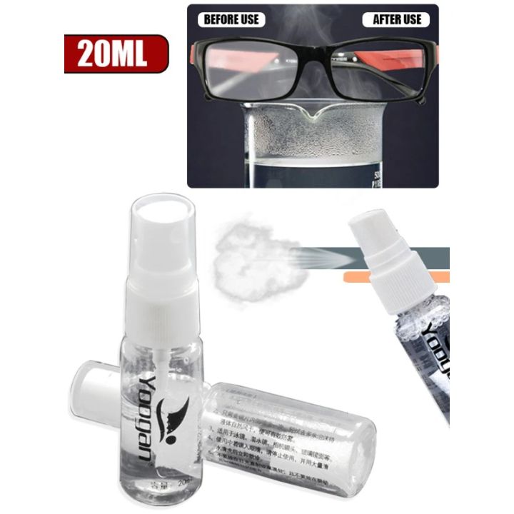 Anti-Fog Lens Cleaner Spray for Swimming Goggles 20ml Glasses Diving ...