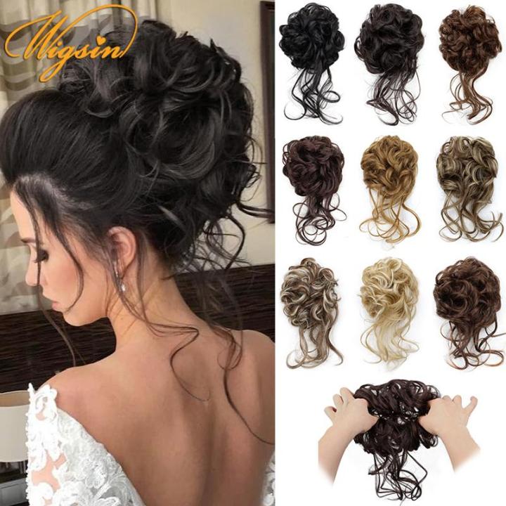 Chignon Doughnut (donut) Pour Cheveux Couleur Châtain Clair - 6.5 Cm - Accessoire Coiffure