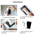 2set Pet Dog Footprint Handprint Pad Non-toxic Printing Pad Pet Footprint Baby Hand and feet Print Pad Footprint Paw Shower Gift. 