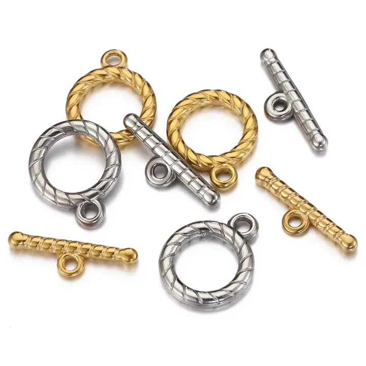 12/Pcs%20Bracelet%20LOCK%20-%20Stainless%20Steel%20OT%20Toggle%20Claps%20for%20jewellery%20making%20-%20Necklace%20Necklaces%20Bracelets%20Connector%20Hooks%20Finding%20Accessories%20-%20Image%203