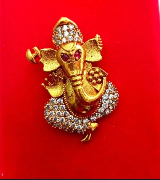 Ganesh%20Locket%20With%20Gold%20Plated%20Chain%20-%20Image%203