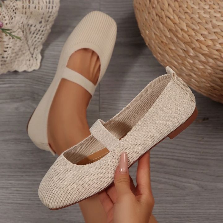 Women%20Casual%20Knitted%20Ballet%20Flats%20Shoes%202025%20Comfortable%20Anti-slip%20Strap%20Loafers%20Mary%20Jane%20Lightweight%20Daily%20Walking%20Sneakers%20-%20Image%205