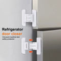 New 5Pcs Home Refrigerator Lock Safety Fridge Freezer Door Lock Multi-function Safety Locks Children Security Protector.