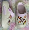 New Premium EVA Rubber High Heel Crocs With Cute Charms Ultra Comfortable & Durable Cushioned For Girls & Ladies. 