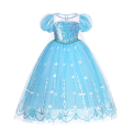 Elsa Kid Princess Halloween Cosplay Dress Fancy Costume Girl Snow Queen Princess Vestidos Party Children Clothes. 
