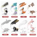 Children's Cartoon Dinosaurs 3D Three-dimensional Puzzle Toys DIY Puzzle Creative Paper Animal Model Assembly  baby toys. 