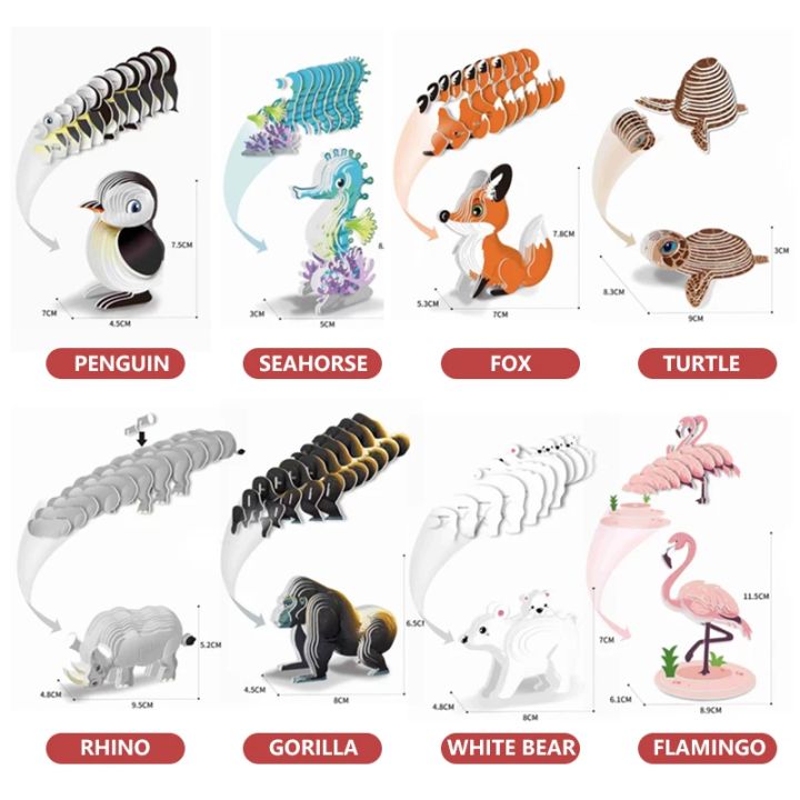 Children's%20Cartoon%20Dinosaurs%203D%20Three-dimensional%20Puzzle%20Toys%20DIY%20Puzzle%20Creative%20Paper%20Animal%20Model%20Assembly%20%20baby%20toys%20-%20Image%204