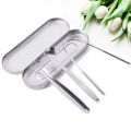 1/2/3/4pcs Tongue Scrapers for Adults Tough Metal Tongue Cleaner Stainless Steel Tongue Scrubber for Fresh Breath. 