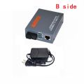 HTB-GS-03 Gigabit Fiber Optical Media Converter 10/100/1000Mbps Single Mode to RJ45 3KM/20KM UPC/APC SC-Port US Power Supply.