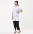 Female Medical Apron with Cotton Fabric | Female Doctor Apron | Lab White Apron/Female Student Medical Apron | Cotton Apron. 