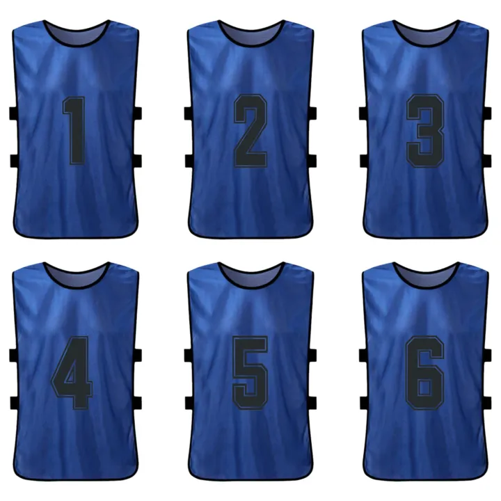 6/12PCS%20Kid's%20Football%20Pinnies%20Quick%20Dry%20Soccer%20Jersey%20Youth%20Sports%20Scrimmage%20Basketball%20Team%20Training%20Numbered%20Bibs%20Sports%20Vest%20-%20Image%205