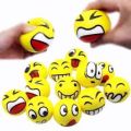 Pack of 6 emoji squishy balls set / soft play balls for kids. 
