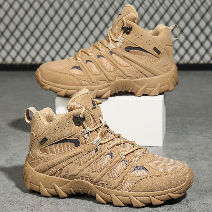 New%20Men%20High%20Quality%20Leather%20Boots%20Fishing%20Hunting%20Sneakers%20Desert%20Combat%20Men's%20Boots%20Outdoor%20Hiking%20Shoes%20Ankle%20Boots%20Work%20Safe%20-%20Image%203