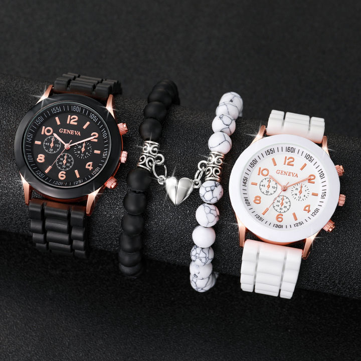 Fashion couple quartz watch best sale