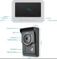 7 inch Video Door phone Video Doorbell Indoor Monitor IR-CUT Outdoor Camera Visual Intercom Two-way Audio Remote Unlock Video Door Phone. 