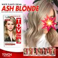 Tovch Hair Color cream 80ml×2 Ash Blonde 3.22. 